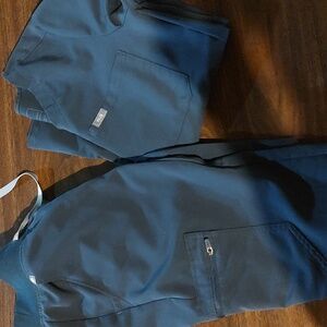 Figs xxs grey scrub set